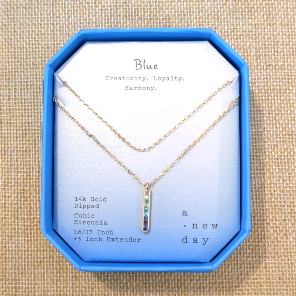 New in Box 14K Dipped Necklace